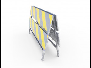 construction barrier 3D Модель