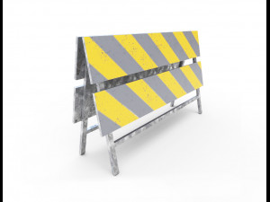 construction barrier 3D Модель