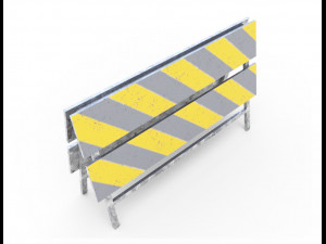 construction barrier 3D Модель