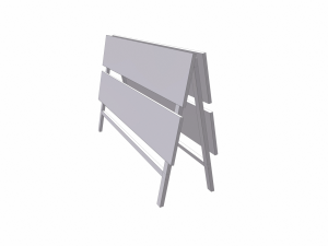 construction barrier 3D Модель