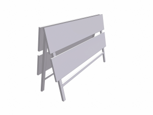 construction barrier 3D Модель