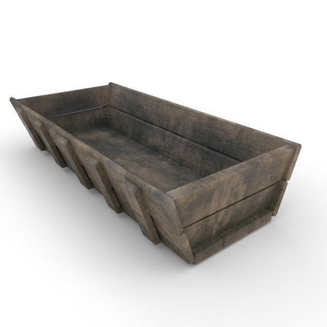 trough old - pbr 3D Model .c4d .max .obj .3ds .fbx .stl .blend 