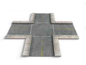 road pack -pbr Modèle 3D