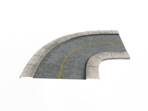 road pack -pbr Modèle 3D