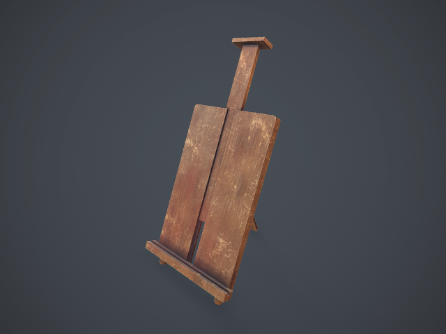 easel - pbr Model 3D .c4d .max .obj .3ds .fbx .stl .blend 