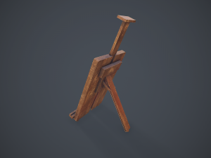 easel - pbr Model 3D