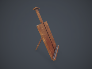 easel - pbr Model 3D