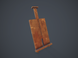 easel - pbr Model 3D