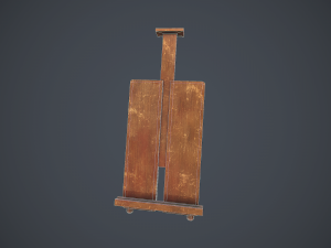 easel - pbr Model 3D