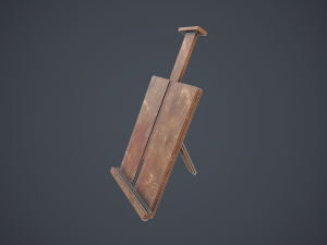 easel - pbr Model 3D