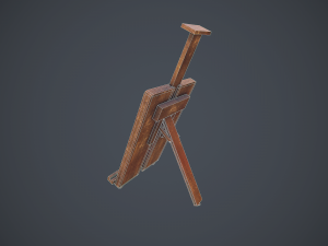 easel - pbr Model 3D