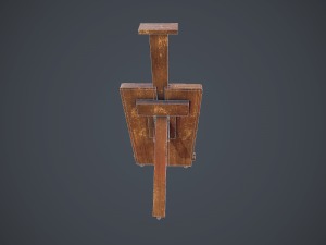 easel - pbr Model 3D