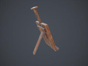 easel - pbr Model 3D