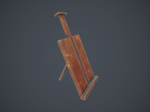 easel - pbr Model 3D