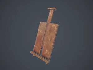 Staffelei - pbr 3D Modell