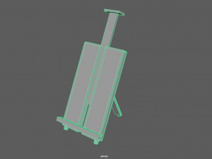 easel - pbr Model 3D