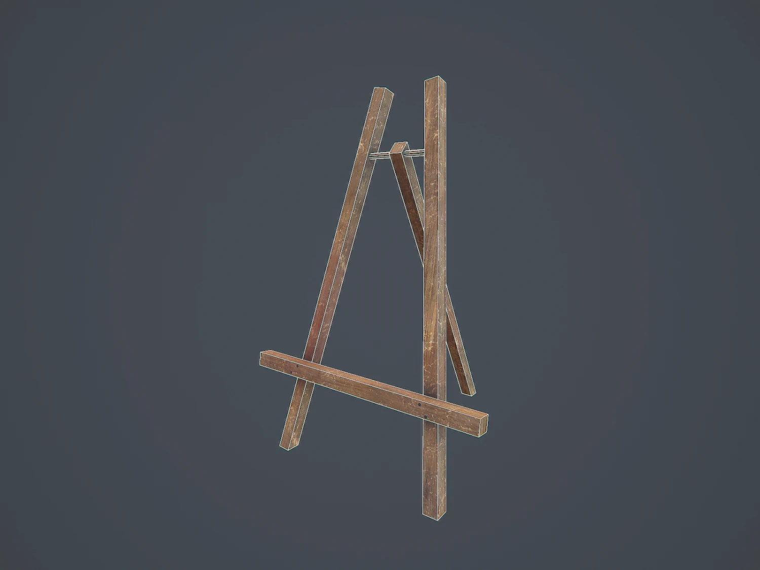 easel - pbr 3D Model .c4d .max .obj .3ds .fbx .stl .blend 