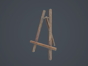 easel - pbr 3D Model