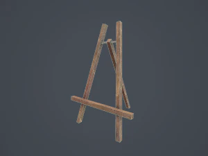 Staffelei - pbr 3D Modell