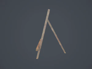 easel - pbr 3D Model