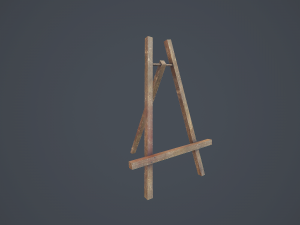 easel - pbr Modelo 3D