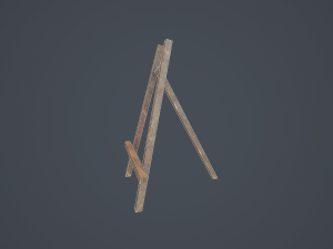 easel - pbr Modelo 3D