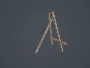 easel - pbr 3D Model