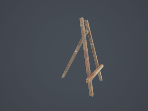 easel - pbr Modelo 3D
