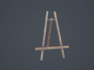 easel - pbr Modelo 3D
