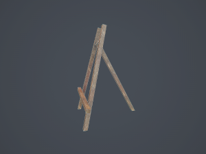 easel - pbr Modelo 3D