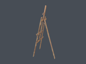 easel stand - pbr 3D 모델