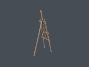 easel stand - pbr 3D 모델