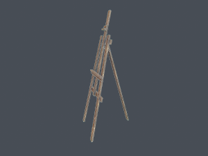 easel stand - pbr 3D 모델