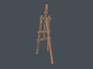 easel stand - pbr 3D 모델