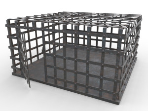 metal cage - pbr 3D Model