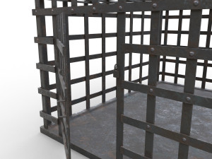 metal cage - pbr 3Dモデル