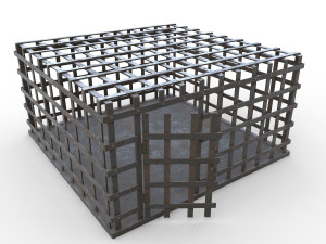 metal cage - pbr 3Dモデル