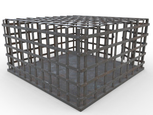 metal cage - pbr 3Dモデル