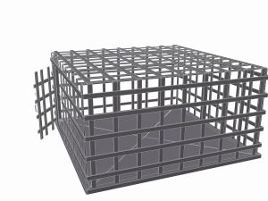metal cage - pbr 3Dモデル