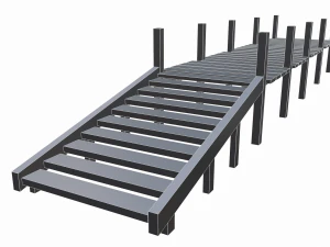 old pier - pbr 3D Model