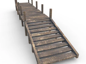 old pier - pbr 3D Model