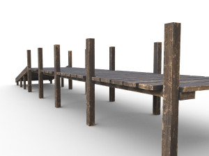 old pier - pbr 3D 모델