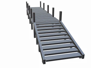 old pier - pbr 3D Model