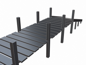 old pier - pbr 3D 모델