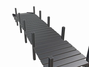 old pier - pbr 3D Model