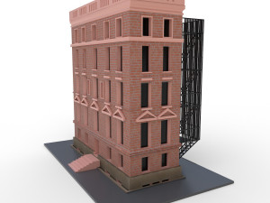 nyc building 1 - pbr 3Dモデル