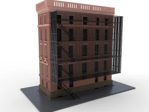nyc building 1 - pbr 3D Model