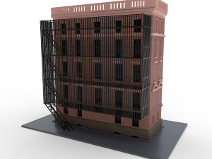 nyc building 1 - pbr 3D 모델