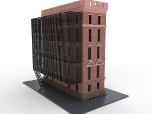 nyc building 1 - pbr 3D 모델