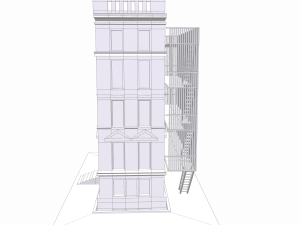 nyc building 1 - pbr 3D 모델